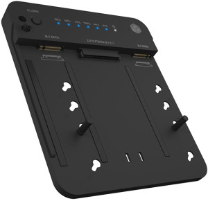 Stacja dokująca i klonująca ICY BOX IB-2915MSCL-C31 do M.2 SATA/NVMe, M.2 PCIe NVMe, 2.5"/3.5" HDD/SSD USB 3.2 Gen 2 Type-C/A Black. Kieszenie i obudowy na dyski twarde
