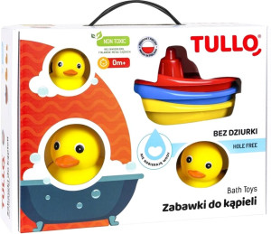 Zestaw zabawek do kąpieli Tullo 6 szt (5905094775160). Zabawki na plażę, do piaskownicy i wanny