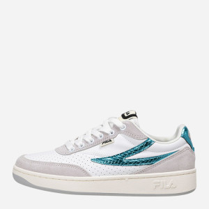 Sneakersy damskie skórzane Fila Sevaro F FFW0284-13204 36 Biały/Turkusowy (8719477767553). Tenisówki i trampki damskie