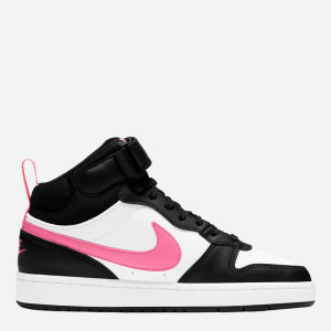 Sneakersy młodzieżowe dziewczęce wysokie Nike Court Borough Mid 2 (Gs) CD7782-005 39 (6.5US) Czarne (194953181241). Tenisówki i trampki dziewczęce