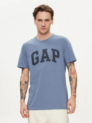 T-shirt męski bawełniany długi GAP 856659-02 S Niebieski (1200132704138). T-shirty męskie