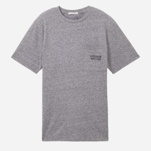 Koszulka młodzieżowa chłopięca Tom Tailor 1040276 164 cm Szara (4067261860374). T-shirty chłopięce
