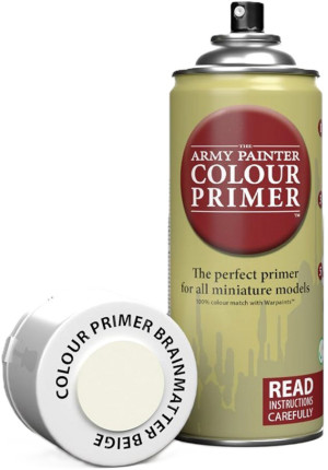 Primer-spray The Army Painter Colour Primer Brainmatter Beżowy 400 ml (5713799303119). Akcesoria modelarskie