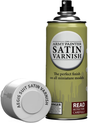 Primer-spray The Army Painter Colour Primer Satin Varnish Aegis Suit 400 ml (5713799302716). Akcesoria modelarskie