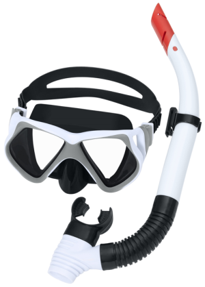 Maska Bestway z rurką White 14680 (5905515351706). Maski do nurkowania