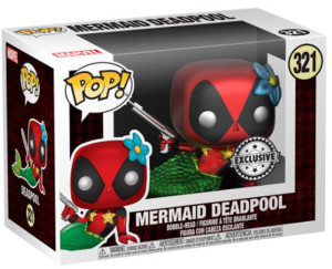 Zestaw prezentowy Funko Pop! & Tee Marvel Deadpool Mermaid Exclusive Figurka 9 cm + Koszulka Rozmiar L (889698340359). Figurki superbohaterów