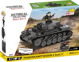 Klocki konstrukcyjne Cobi 2597 Historical Collection World War II Panzerkampfwagen II Ausf. F 813 szt (5902251025977). Klocki