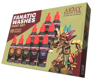 Zestaw farb The Army Painter Warpaints Fanatic Washes 10 szt x 18 ml (5713799806801). Akcesoria modelarskie