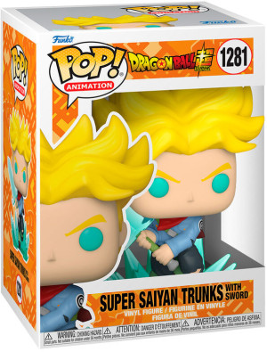 Figurka Funko Pop! Dragon Ball Super Saiyan Trunks with Sword 9 cm (889698580199). Figurki superbohaterów