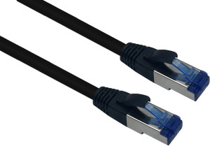 Przewód krosowy Helos S/FTP Cat 6a 50 m Black (4005938055906). Patchcordy