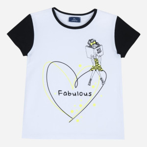 Koszulka dziecięca dla dziewczynki Chicco 09067637000000-033 116 cm Biała (8059609350148). T-shirty dziewczęce