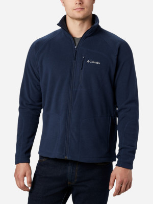 Bluza męska rozpinana streetwear z kołnierzykiem Columbia Fast Trek II Full Zip Fleece 1420421468 S Granatowa (193553188186). Bluzy męskie streetwear