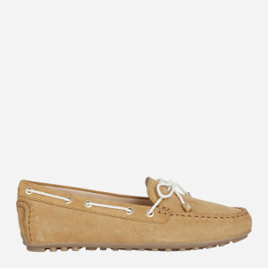 Buty żeglarskie damskie zamszowe Geox D154RC022BC-C5G1Z 36 23.4 cm Camel (8050036116468). Mokasyny damskie