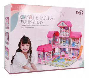 Zestaw zabawek Fairy Care Mega Domek dla księżniczki + Akcesoria Różowy (5903864948738). Zestawy zabawek dla dzieci
