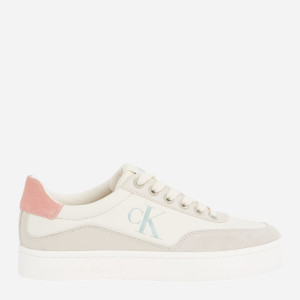 Sneakersy damskie skórzane Calvin Klein Jeans YW0YW01668-0LD 39 Mleczne (8721107082592). Buty sportowe damskie