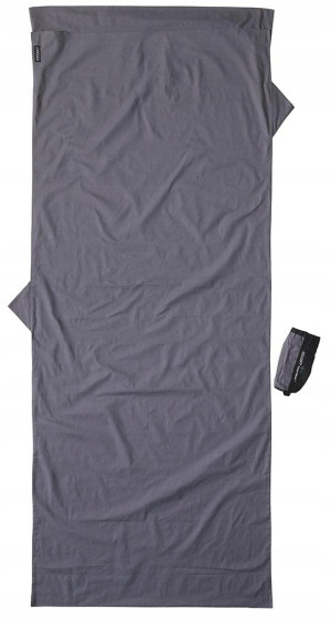 Śpiwor Cocoon Travelsheet 220 x 90 cm Elephant Grey (0799696101794). Śpiwory