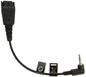 Kabel Jabra QD do 2.5 mm Jack angled plug Black (8800-00-46). Kable, adaptery i przejściówki