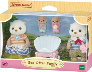 Zestaw Sylvanian Families Sea Otter Family (SLV5803). Figurki superbohaterów
