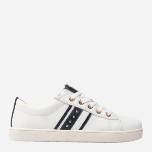 Sneakersy dziecięce dla dziewczynki sznurowane Geox J16EUF00085-C0899 31 Białe (8050036589248). Tenisówki i trampki dziewczęce