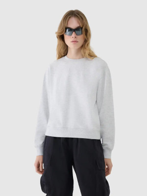 Bluza damska bez kaptura 4F 4FWMM00TSWSF1765-27M XL Jasnoszara (5905700346913). Bluzy bez kaptura damskie