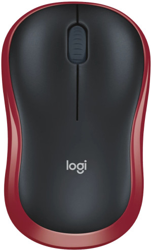 Mysz Logitech M185 Wireless czerwona (910-002237/910-002240). Myszki komputerowe