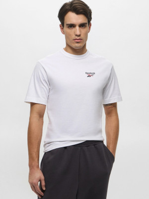 Koszulka męska bawełniana Reebok Gs Hs Shaq Logo Tee 100218844 L Biała (1200161542510). T-shirty męskie