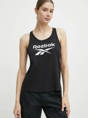 Tank top damski Reebok Identity Big Logo Tank 100034778 M Czarna (4066762823321). Koszulki sportowe damskie