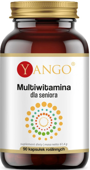 Suplement diety Yango Multiwitamina dla seniora 90 kapsułek (5904194064099). Witaminy i minerały