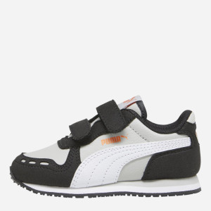 Sneakersy chłopięce na rzepy Puma Cabana Racer SL 20 V PS 38373011 28 (10UK) Czarny/Szary (4099683341865). Buty sportowe i sneakersy chłopięce