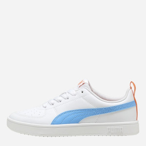 Sneakersy młodzieżowe chłopięce Puma Rickie Jr 38431137 35.5 (3UK) Biało-jasnoniebieskie (4067983864988). Tenisówki i trampki chłopięce