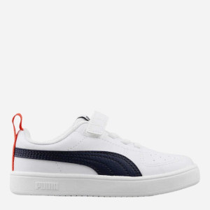 Sneakersy chłopięce na rzepy Puma Rickie AC+ Inf 38431409 22 (5UK) Biało-granatowe (4065449353731). Tenisówki i trampki chłopięce