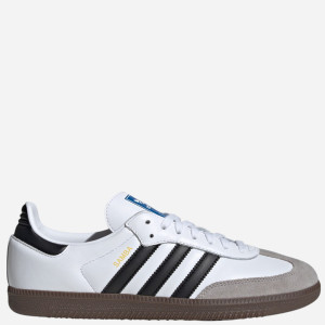 Sneakersy męskie do kostki adidas Samba B75806 38.5 (5.5UK) Białe/Czarne/Szare. Tenisówki i trampki męskie