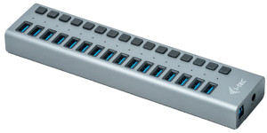 Hub USB i-Tec USB 3.0 Charging HUB 16 portów z zewnętrznym zasilaczem 90W 16x USB port ładowania dla Tabletów, Notebooków, Ultrabooków PC (U3CHARGEHUB16). Huby i czytniki kart USB