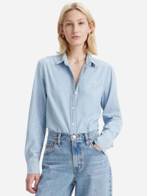 Koszula damska bawełniana Levi's 34574-0043 M Błękitna. Koszule damskie