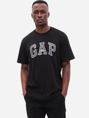 Koszulka męska bawełniana długa Gap 797924-04 XL Czarna. T-shirty męskie