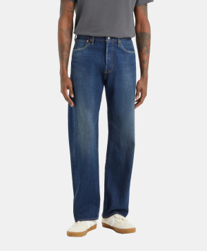 Jeansy regular fit męskie Levi's 501 Its Time To Go St 00501-3604 34-34 Granatowe (5401157413173). Jeansy męskie