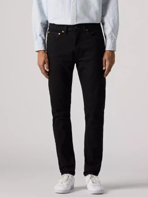 Jeansy slim fit męskie Levi's 515 Slim Taper Minute Men Rinse A7222-0032 34-34 Czarne (5401187133171). Jeansy męskie