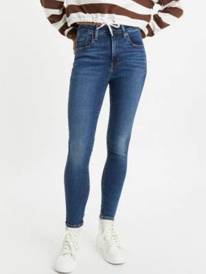 Jeansy skinny damskie Levi's 721 High Rise Skinny 18882-0594 29-30 Niebieskie (5401105531812). Jeansy damskie