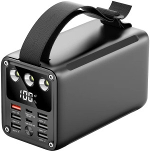 Powerbank Evelatus Outdoor Power Bank with 7 Outputs 22.5W 60000 mAh Black (4752192087524). Powerbanki