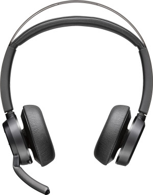 Słuchawki Poly Voyager Focus 2 MS Stereo USB-C + USB-C/A Adapter Black (9T9J4AA). Słuchawki