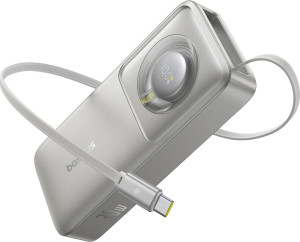 Powerbank Baseus Free2Pull USB-C 10000 mAh 30 W Grey (P10073701843-00). Powerbanki