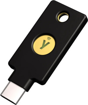 Klucz bezpieczeństwa Yubico YubiKey 5C USB-C NFC FIPS Black (5060408464236). Tokeny i karty inteligentne