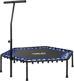 Trampolina fitness Neo Sport 127 cm z uchwytem niebieska (5903890604332). Trampoliny