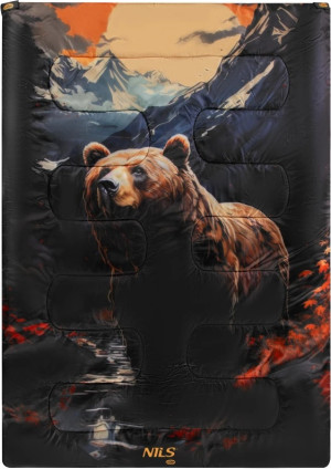 Śpiwór Nils Camp NC3601 dwuosobowy kempingowy Bear (5908261681219). Śpiwory