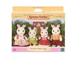 Zestaw zabawek Sylvanian Families Rodzina królików z czekoladowymi uszkami 5655 (5054131056554). Figurki superbohaterów