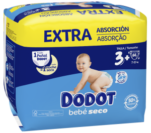 Pieluchy Dodot 3+ Extra 7-11 kg 66 szt (8006540618578). Pieluchy i pieluchomajtki dla dzieci