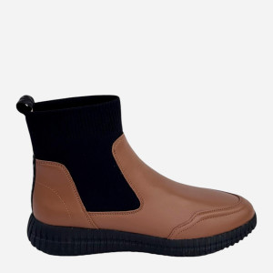 Sztyblety damskie skórzane Geox D04GAA00085-C6001 36 Brązowe (8050036952585). Buty za kostkę damskie