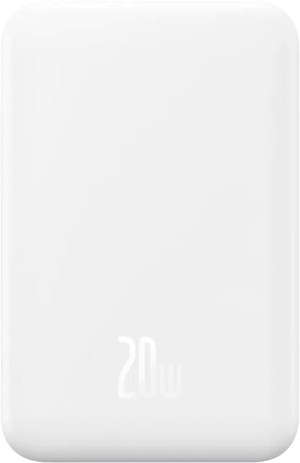 Powerbank Baseus Magnetic Mini Wireless 5000mAh 20W White (P10022107223-00). Powerbanki