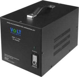 Konwerter napiecia Volt Polska VP 3000 230VAC/110VAC 3000VA (5K230110300). Falowniki