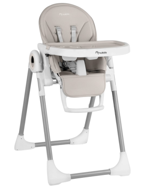 Krzesełko do karmienia Ricokids Nukido Belo ze stolikiem Szare (5903890613761). Krzesełka do karmienia